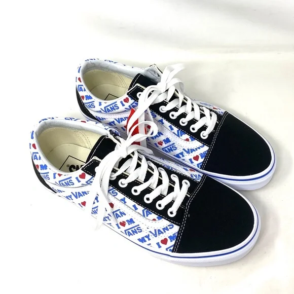 VANS Old Skool Skate Shoes Men Suede Black White Canvas Low Top Custom Alsu01240 - Picture 3 of 11